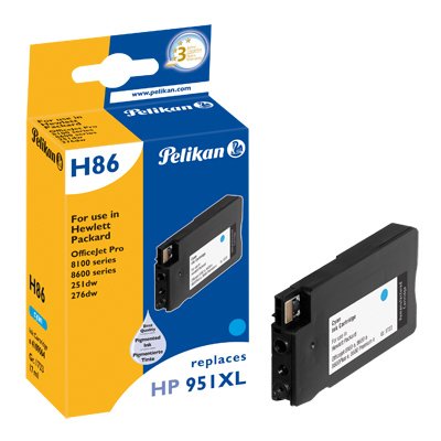 Pelikan Cartucho Hp H86 Cn045ae Hp951xl Cyan 17ml Remanufactured