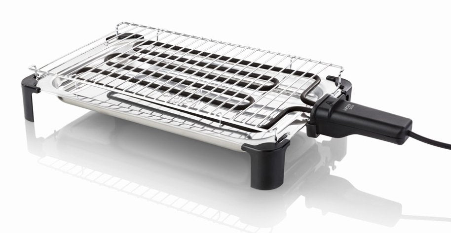 Haeger Grillie Parrilla Mesa Eléctrico Acero Inoxidable 2000 W