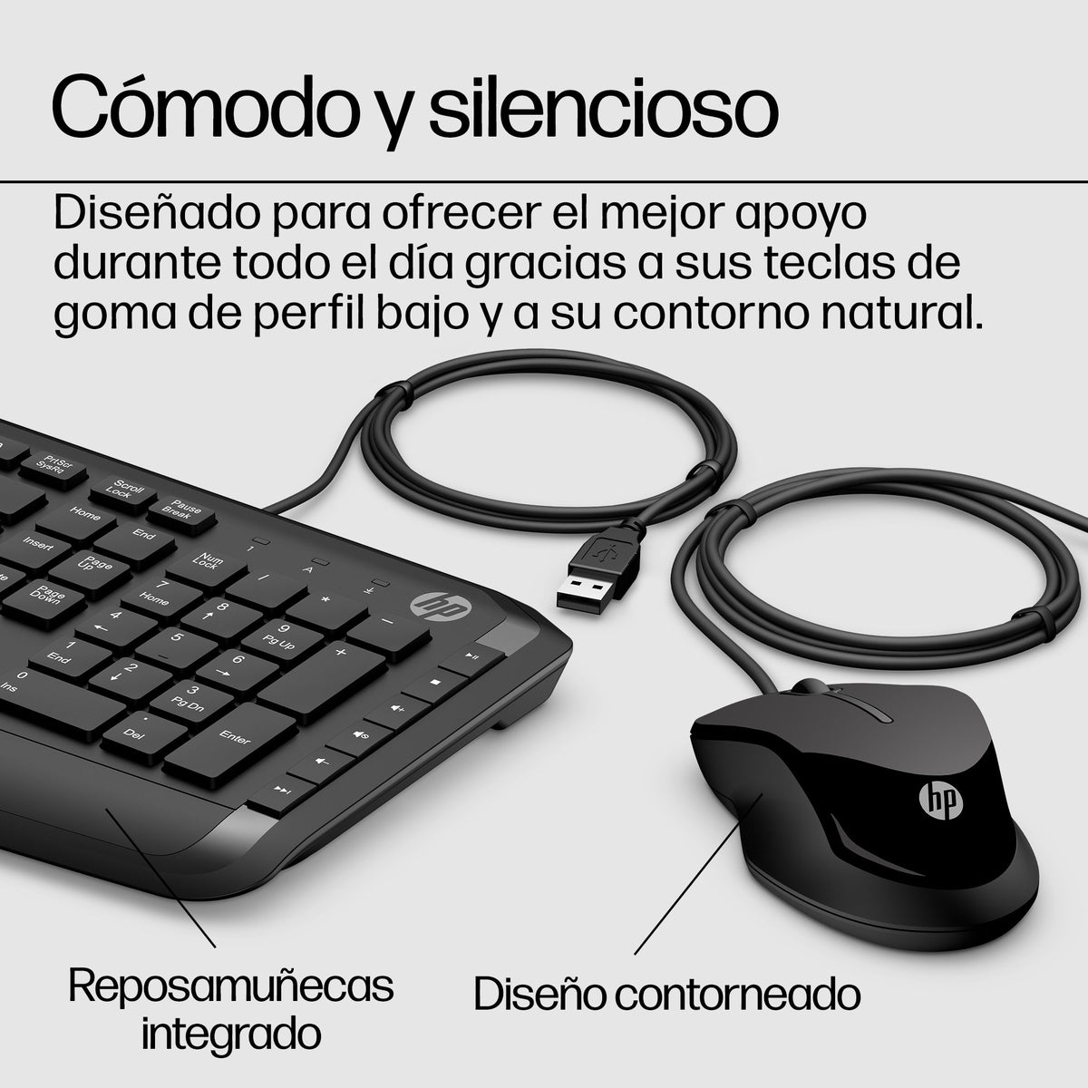 EAN 0194721396419 - HP Pavilion Capri Combo Keyboard teclado Ratón incluido Universal USB Negro imagen 2