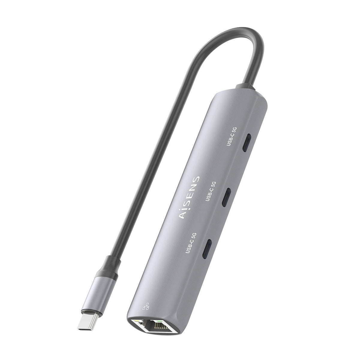 EAN 8435739904039 - AISENS ASUC-4P041-GR base para portátil y replicador de puertos Alámbrico USB 3.2 Gen 1 (3.1 Gen 1) Type- imagen 5