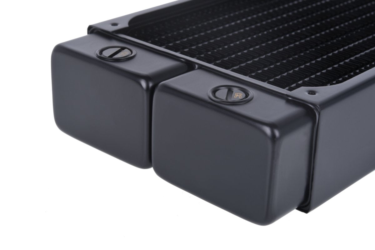 Alphacool Nexxxos Xt45 Bloque De Radiador Negro, Bloque De Radiador, Cobre, Metal, Negro, 1/4", 1,5 Bar, 12 Cm