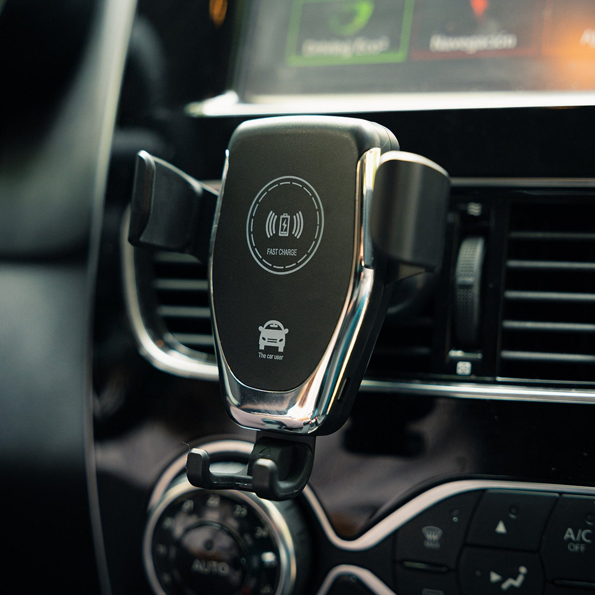 Ksix Cargador Universal Para Coche Carga Inalámbrica 15w