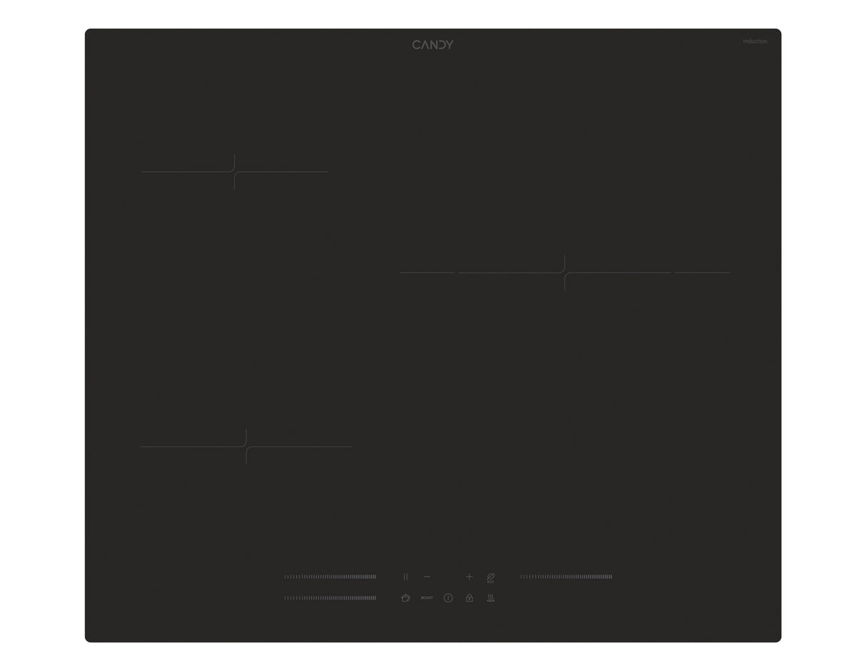 EAN 8059019052502 - Candy Moderna CI633MCBB Negro Integrado 60 cm Con placa de inducción 3 zona(s) imagen 1