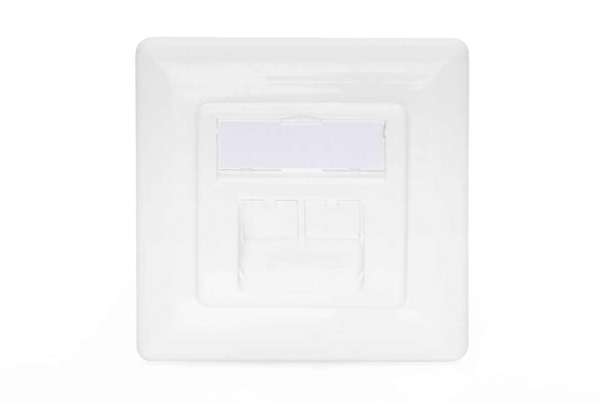 EAN 4016032320197 - Digitus DN-9007-1 toma de corriente 2 x RJ-45 Blanco imagen 7