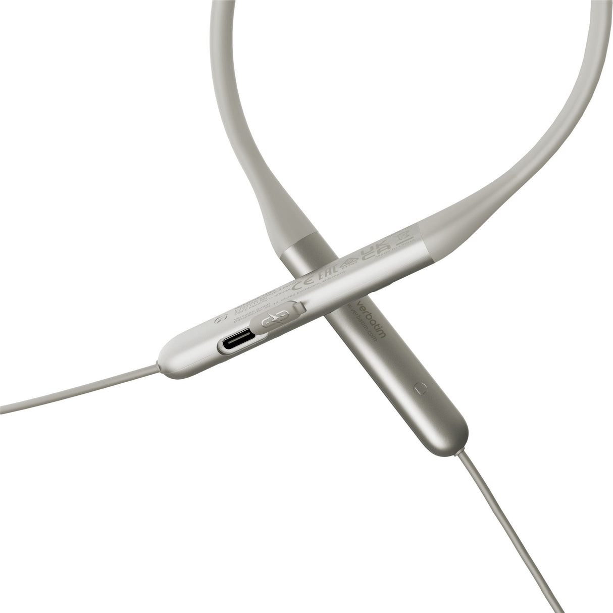 Trusound Anc Neckband Earbuds, Grey