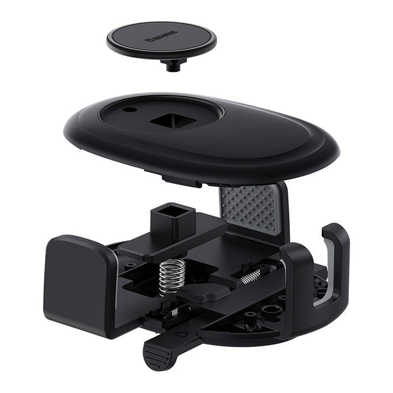 Baseus Car Mount Ultra Control Clamp Holder (Dashboard Version) Black (C40351700111-00)