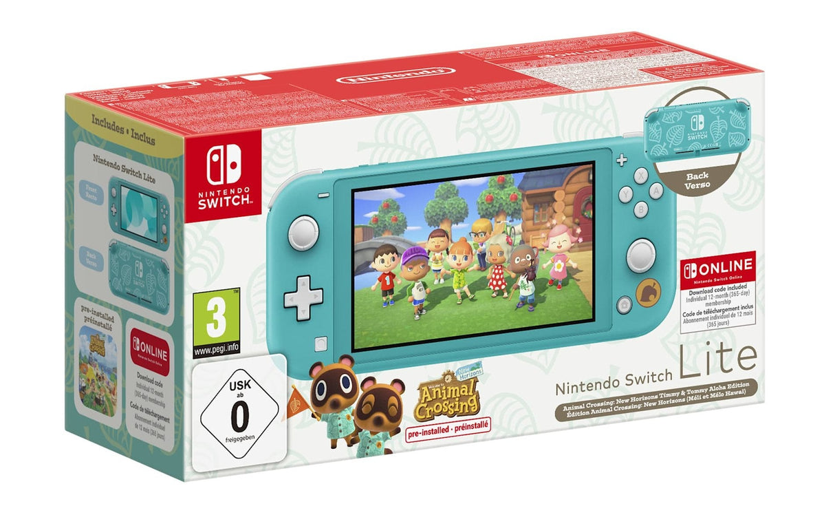 Consola Nintendo Switch Lite Turq Pack Aloha