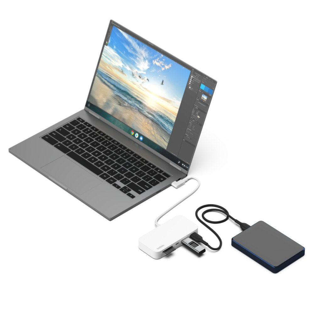EAN 0745883837687 - Belkin INC011btWH USB 3.2 Gen 1 (3.1 Gen 1) Type-C Blanco imagen 10