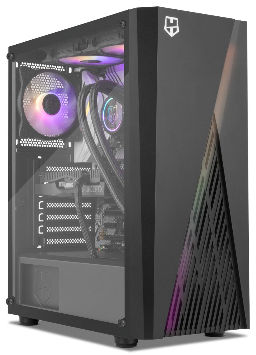 Caja Pc Nox Semitorre Hummer Frost Argb Lighting