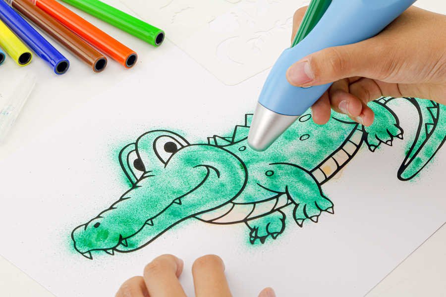 Juego De Pintura En Aerosol Con Aerógrafo Eléctrico Peach, Po150