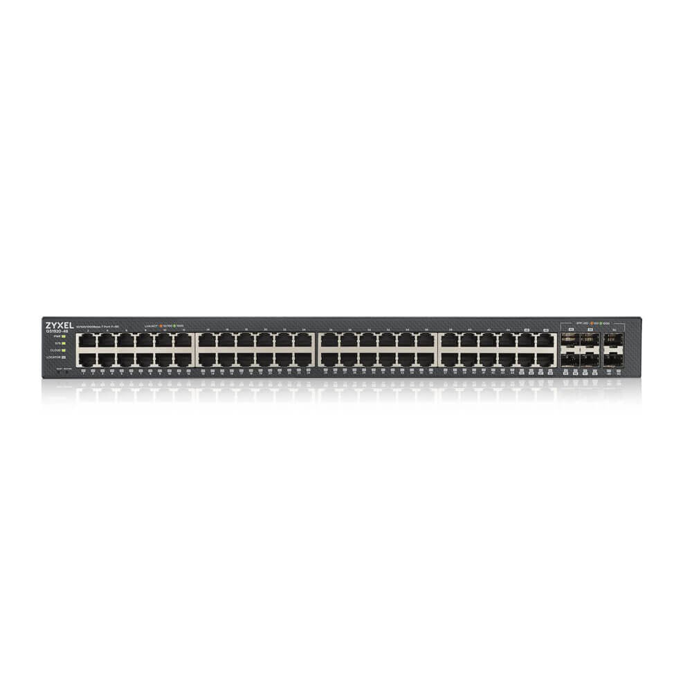 Hub Switch 48 Ptos Zyxel Gs1920-48v2-Eu0101f 44xgigabit+2xsfp+4x Combo/Smart L2 Gs1920-48v2-Eu0101f