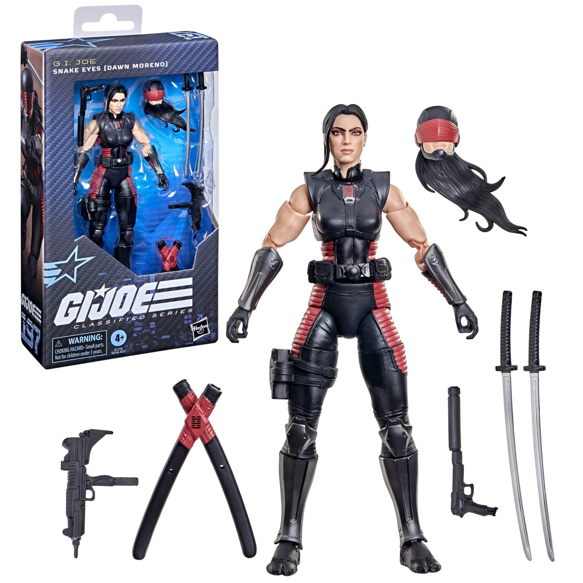 Figura Snake Eyes Dawn Moreno Gi Joe Classified Series 15cm