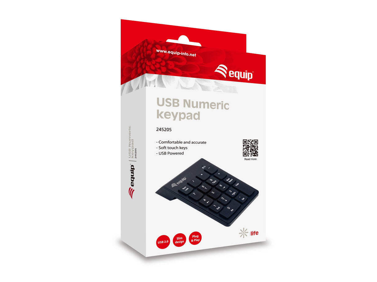 Equip Teclado 245205 Numerico Usb Negro 245205