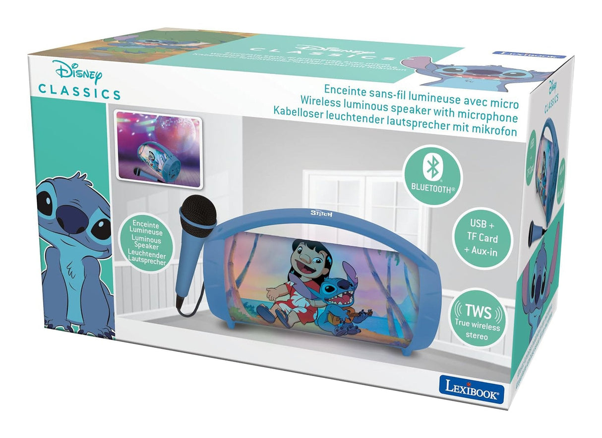 Altavoz Con Microfono Bluetooth Stitch Disney