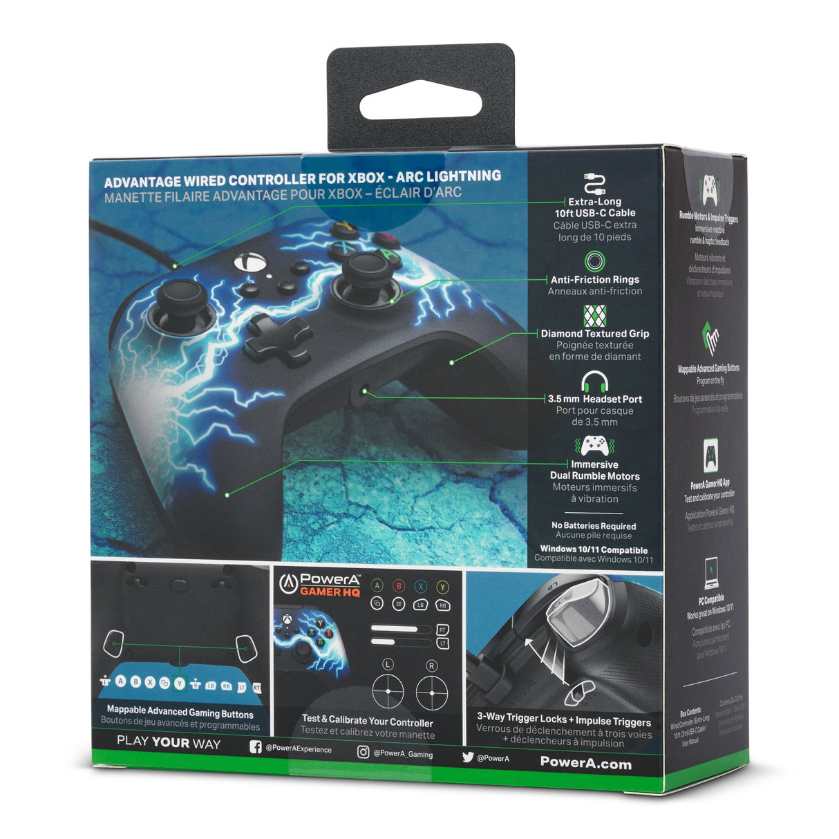 EAN 0617885053917 - PowerA XBGP0190-01 Negro, Azul USB Gamepad PC, Xbox One, Xbox One S, Xbox One X imagen 14