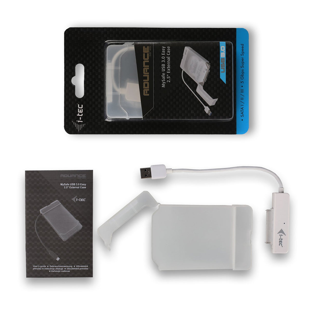 EAN 8595611701160 - i-tec MYSAFEU314 caja para disco duro externo Carcasa de disco duro/SSD Blanco 2.5" imagen 7