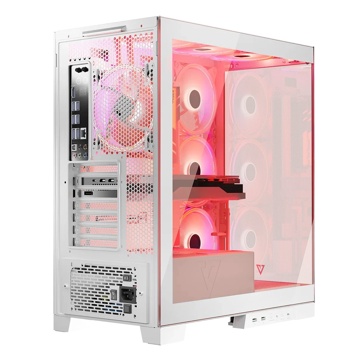 EAN 5903560981305 - Modecom Volcano SPACE APEX ARGB MIDI Midi Tower Blanco imagen 7