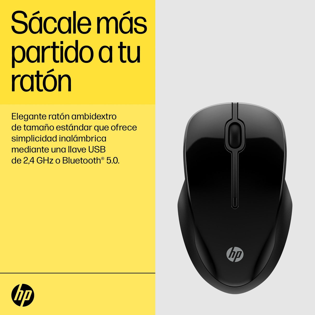 Ratón Inalámbrico Hp 250 Hasta 1600 Dpi