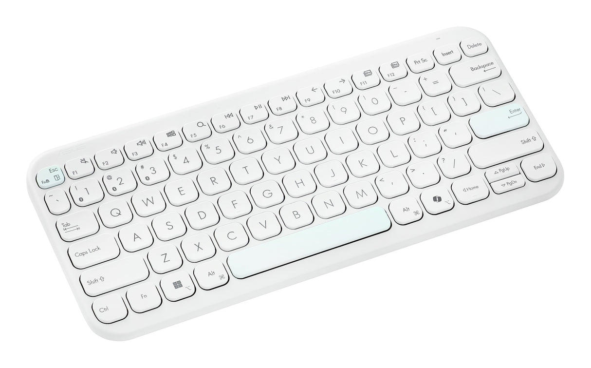 EAN 4711387823088 - ASUS Marshmallow Keyboard KW100 teclado Hogar Bluetooth QWERTY Internacional de EE.UU. Beige imagen 2