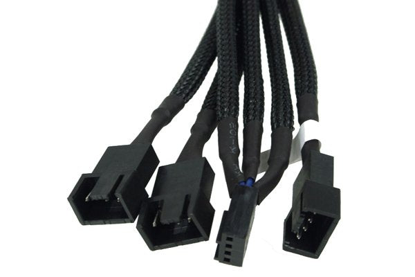 Cable 3 A 1 Pwm Phobya 30 Cm Negro 4pin Pwm A 3x4pin Pwm/Termorretractil 81098