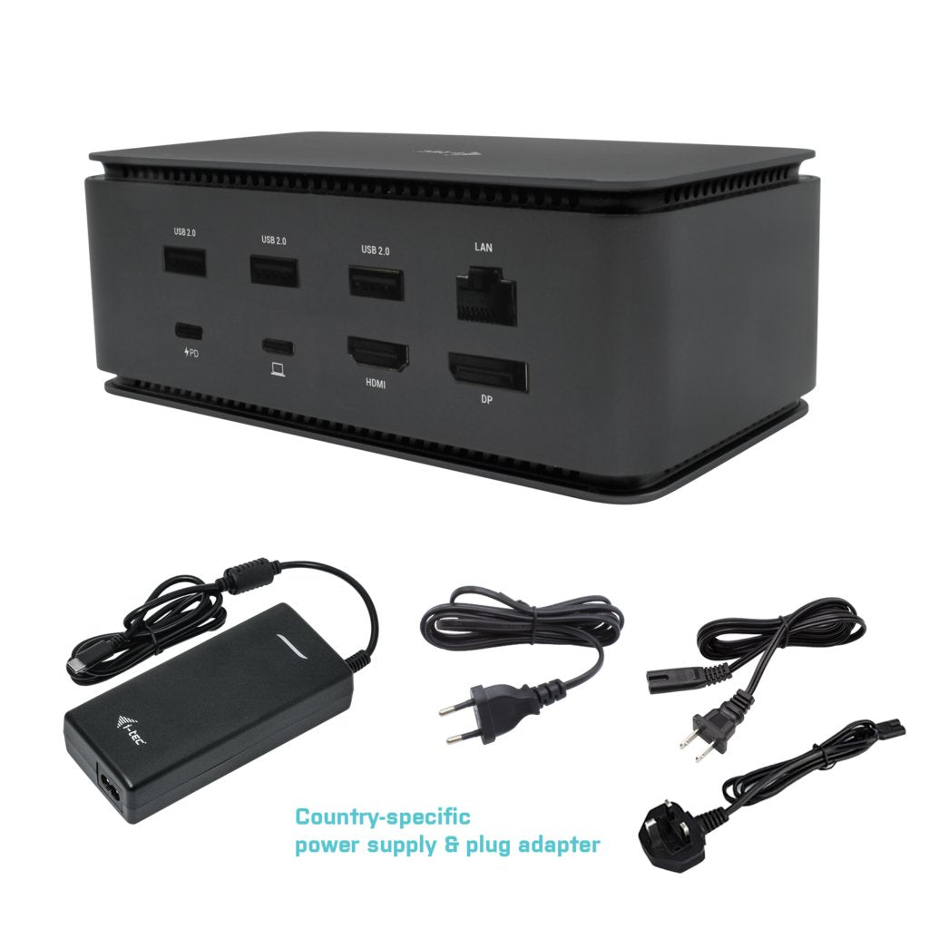 EAN 8595611705717 - i-tec Metal USB4DUALDOCK100W base para portátil y replicador de puertos Alámbrico Negro imagen 4