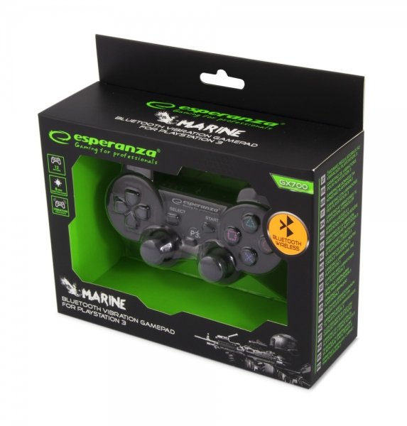 EAN 5901299947296 - Esperanza EGG109K mando y volante Negro Bluetooth Palanca de mando Analógico Playstation 3 imagen 4