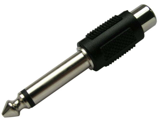 Adaptador Schwaiger Mono Jack 6,35mm Toma Rca