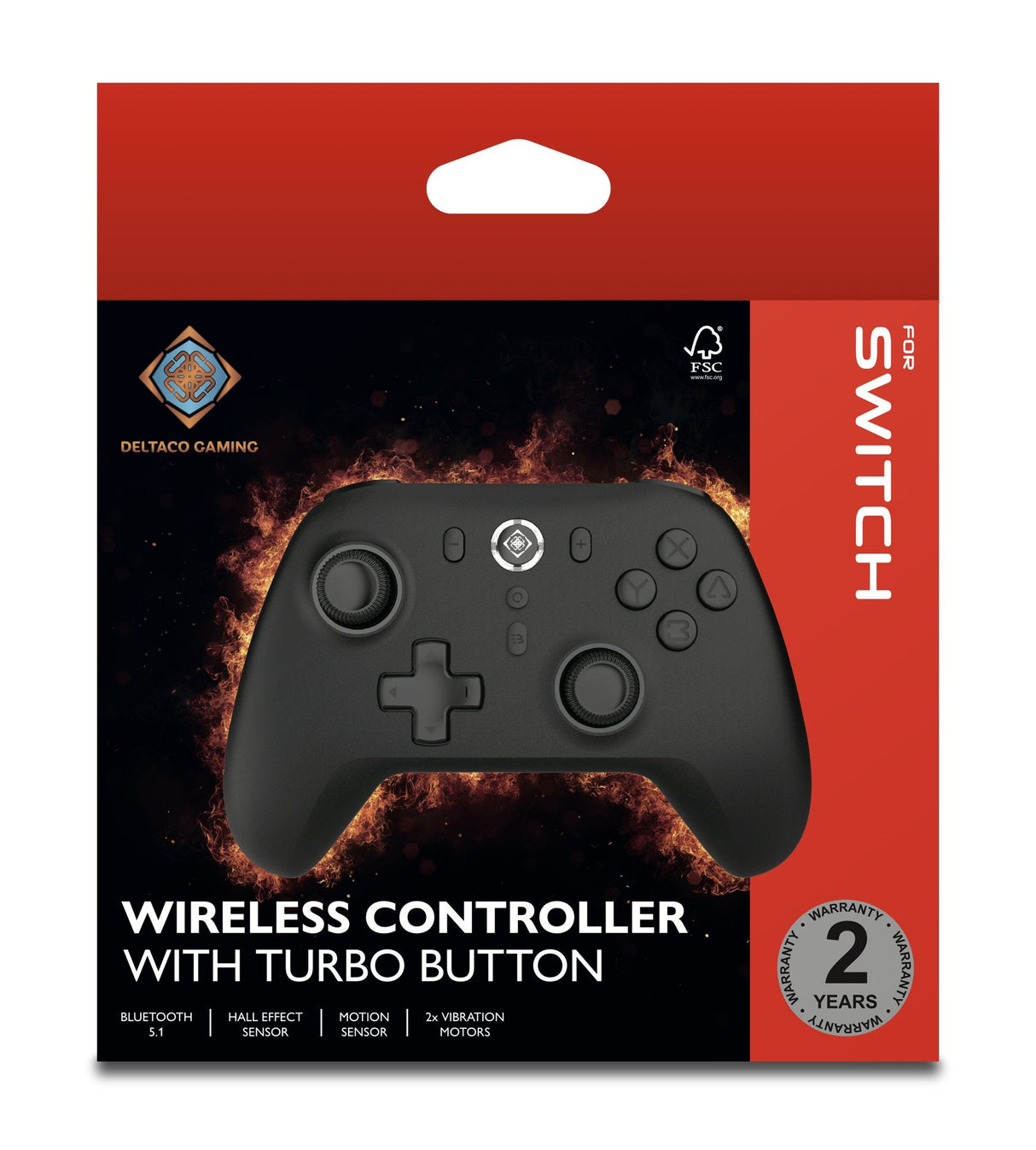 Deltaco Wireless Controller F. Switch, Pc, Android, Ios