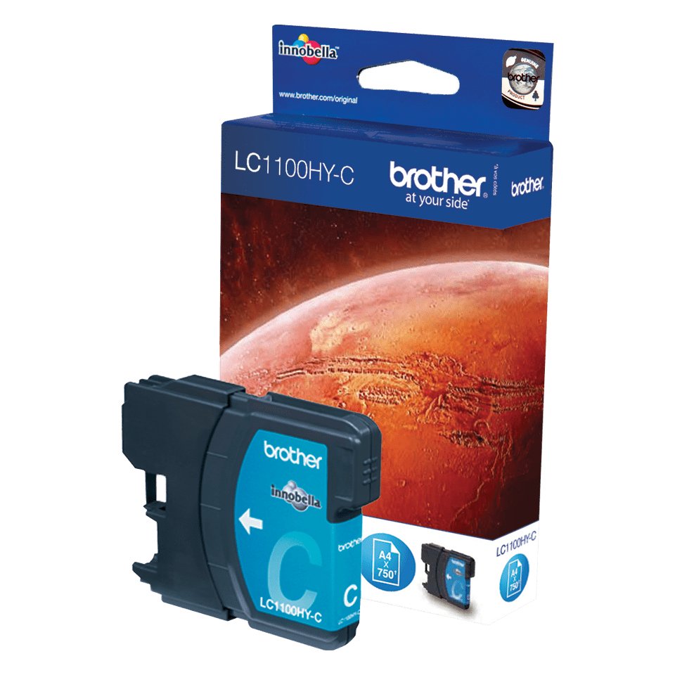 EAN 4977766659840 - Brother LC1100HYC cartucho de tinta 1 pieza(s) Original Cian imagen 1