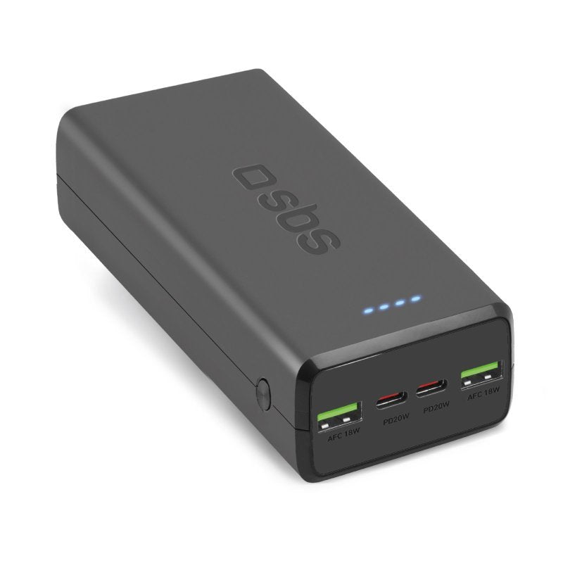 Batería Externa Sbs Ttbb30000pd20k Polímero De Litio 30000 Mah Negro