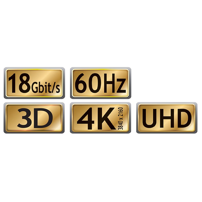 Geeignet Para Datenraten Hasta 18 Gbit S, 60hz, 3d, Uhd 4k, 1,5 M, Cable - Ø 6 Mm, Awg30