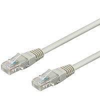 Goobay 95635 Latiguillo Cat 5e, U/Utp, Gris, 25 M