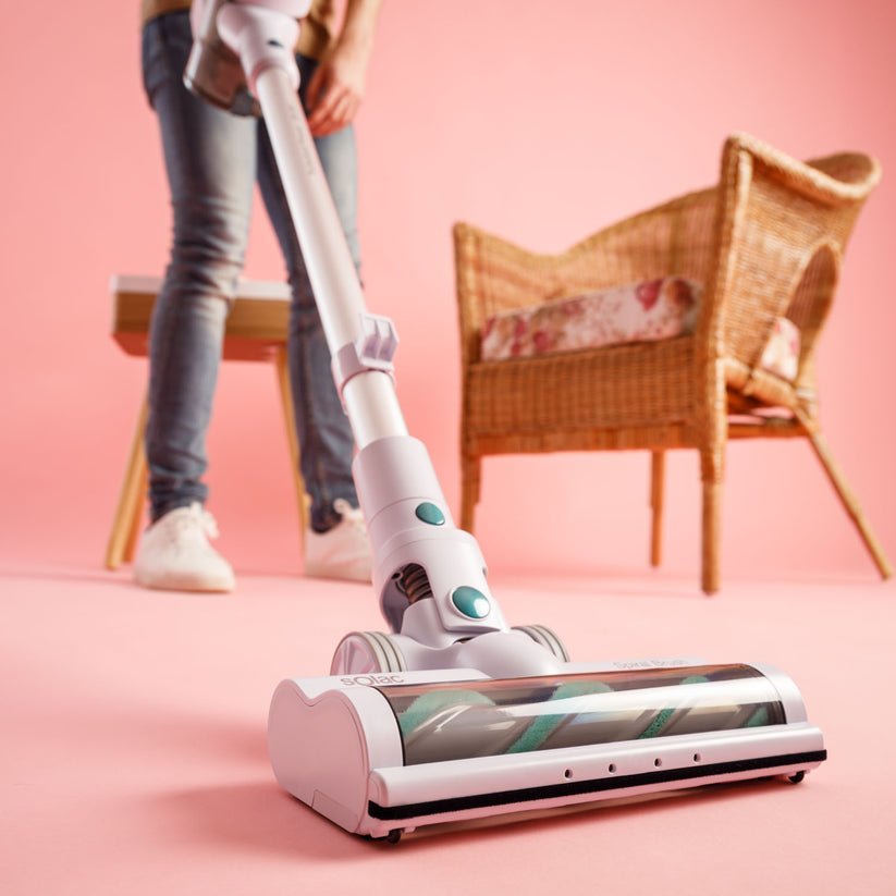 EAN 8433766481141 - Solac AE2505 Aspiradora escoba 2 en 1 Batería Secar HEPA Sin bolsa Blanco imagen 5
