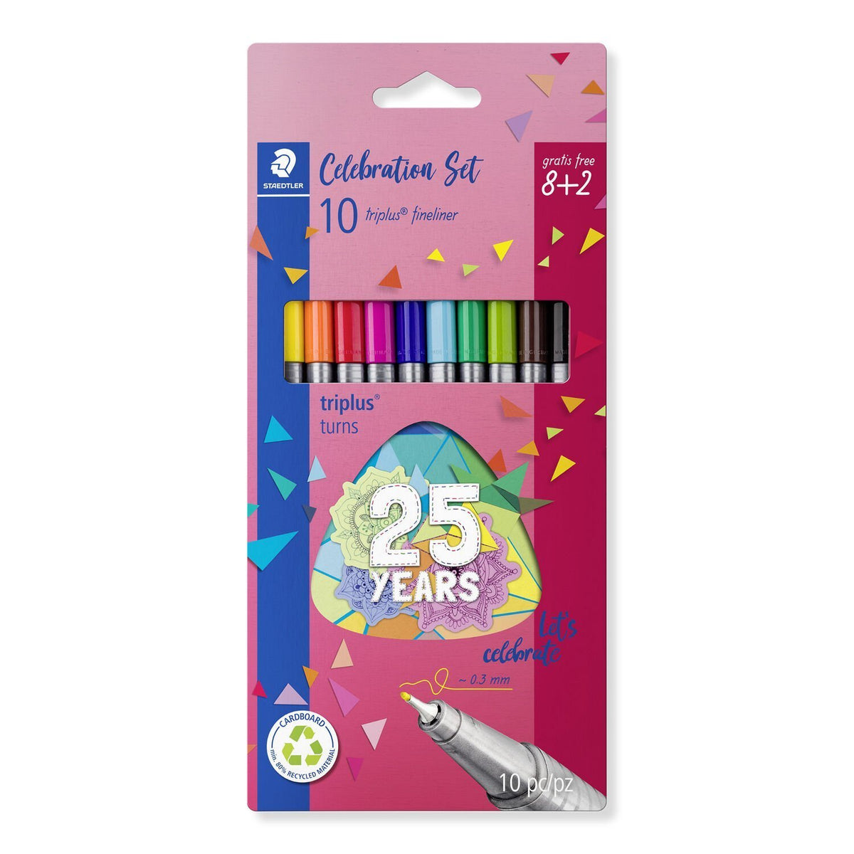 EAN 4007817090879 - Staedtler triplus fineliner 334 rotulador de punta fina 10 pieza(s) imagen 1