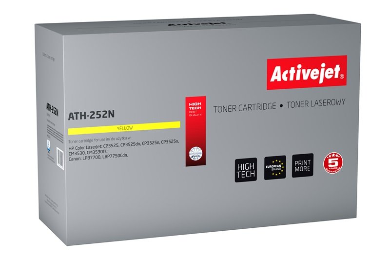 EAN 5901443011460 - Activejet ATH-252N cartucho de tóner 1 pieza(s) Compatible Amarillo imagen 1