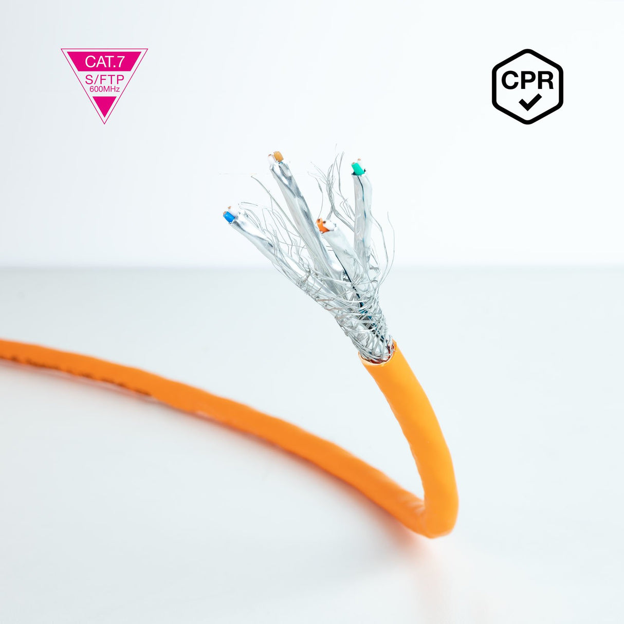EAN 8433281012257 - Nanocable 10.20.1700-100 cable de red Cat7 SF/UTP (S-FTP) imagen 5
