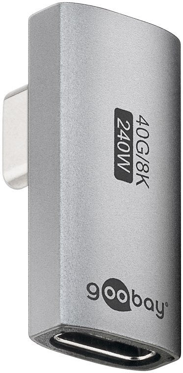 Goobay 74443 Usb-C Adapter Vertical 90° Rotated, Usb4