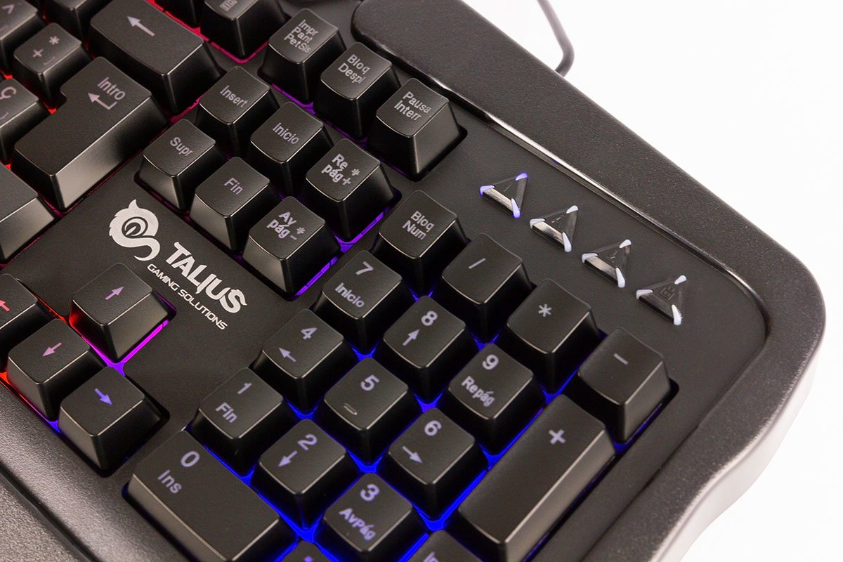Talius Gaming Kit V.2(Teclado + Raton + Auriculares + Alfombrilla) Black