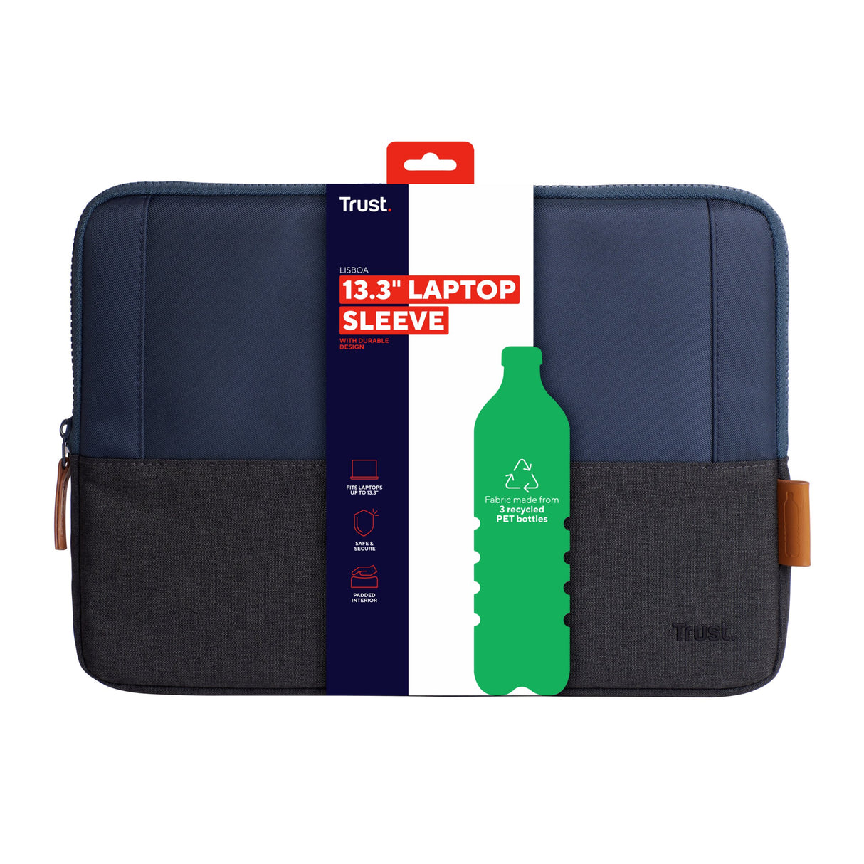EAN 8713439251234 - Trust Lisboa 33,8 cm (13.3") Funda Azul imagen 4