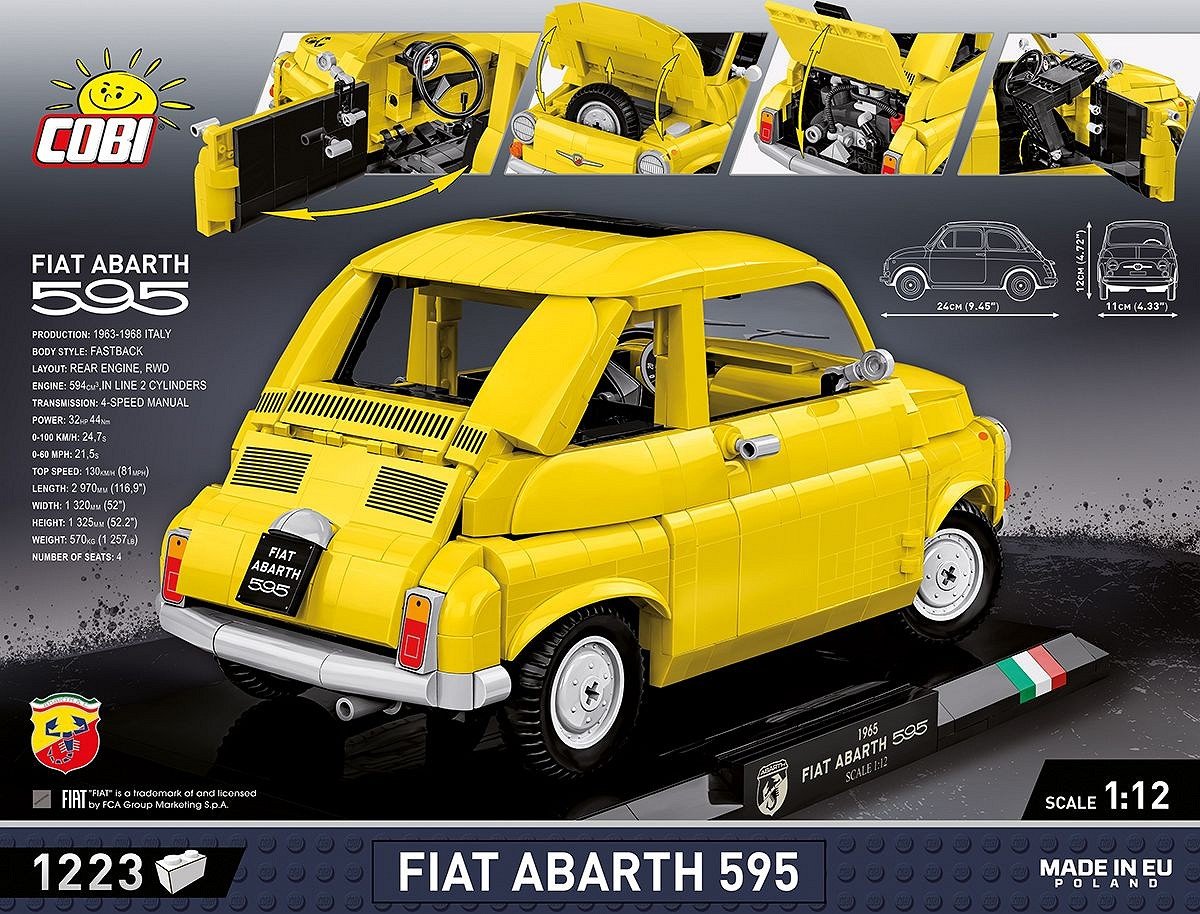 Cobi Fiat 500 Abarth Executive Edition Cobi-24353