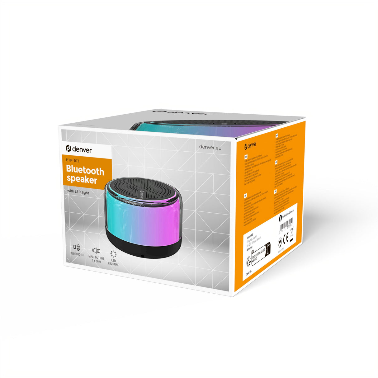 EAN 5706751070952 - Denver BTP-103 altavoz portátil o de fiesta Negro 3 W imagen 11