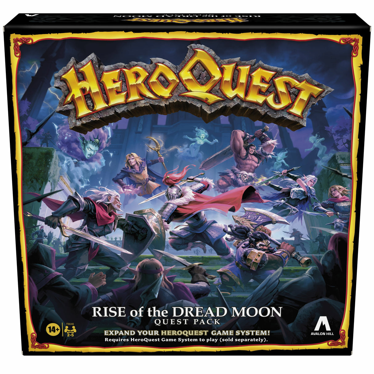 Expansion Juego De Mesa Salida De La Temible Luna Heroquest Ingles