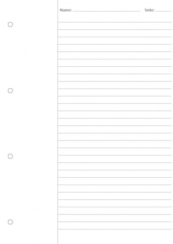 Oxford Klausurenblock Schule 5er Pack A4 Liniert