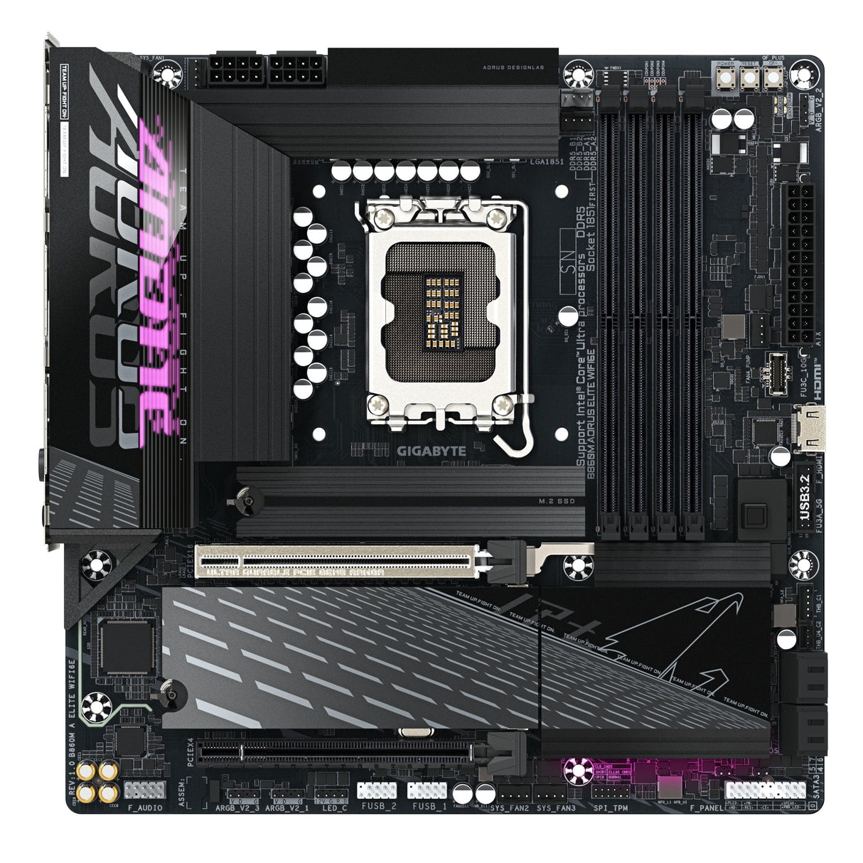 EAN 4719331866877 - GIGABYTE B860M AORUS ELITE WIFI6E Intel B860 LGA 1851 (Socket V1) micro ATX imagen 2
