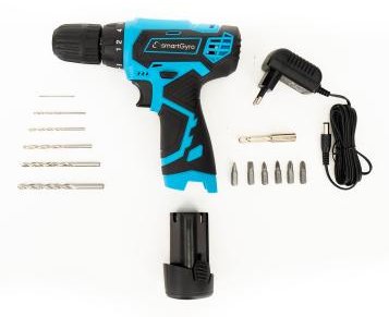 Smartgyro Sg27-463 Destornillador Eléctrico Y Llave De Impacto Negro, Azul Claro