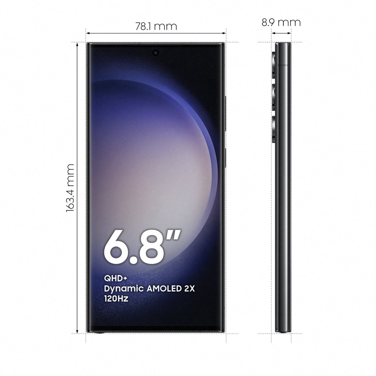 EAN 8806094729191 - Samsung Galaxy S23 Ultra SM-S918B 17,3 cm (6.8") SIM doble Android 13 5G USB Tipo C 12 GB 512 GB 5000 mAh imagen 3