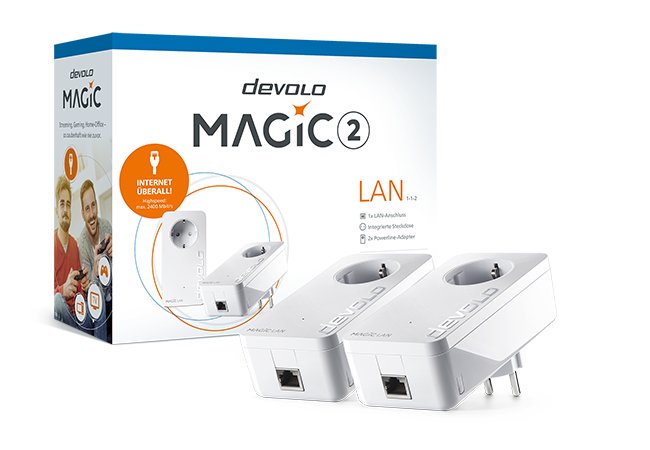 Kit Básico Devolo Magic 2 Lan 1-1-2, Powerline 4250059682603