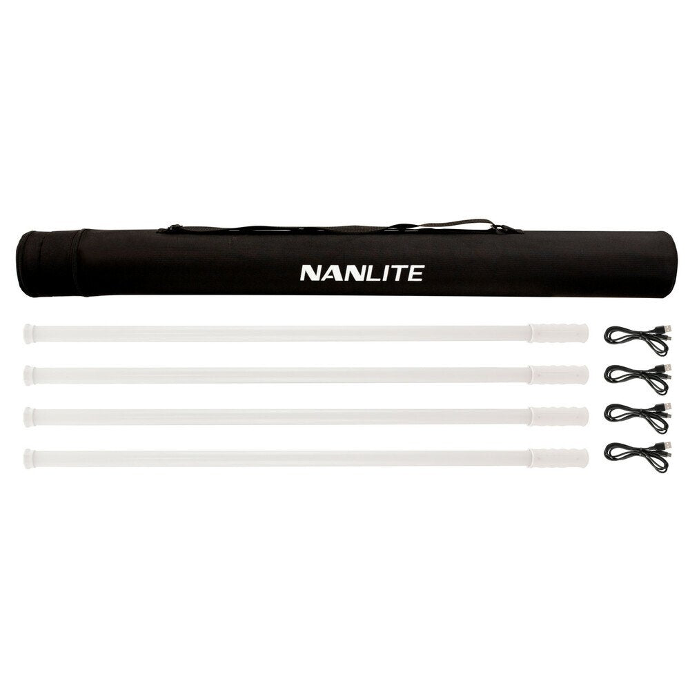 Nanlite Ptt87x4kit Luz Continua Para Estudio Fotográfico 8 W