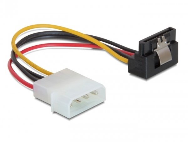 Delock Cable Power Sata Hdd Metal Clip 4 Pin Macho Angulo