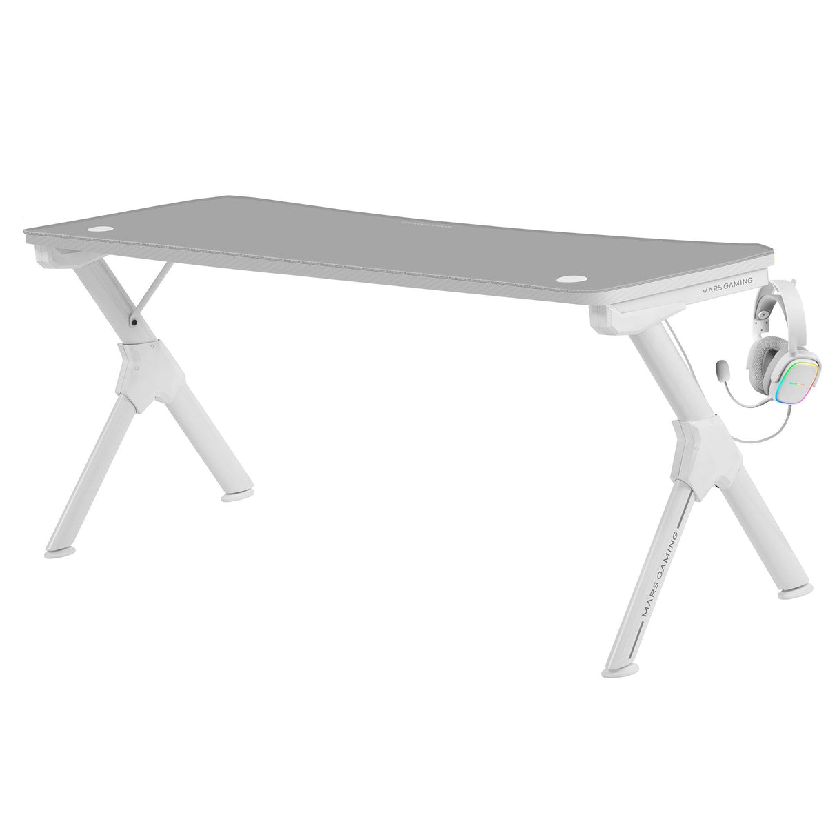 Mesa Gaming Mars Gaming Mgdxl 160 X 60 X 75cm Blanca